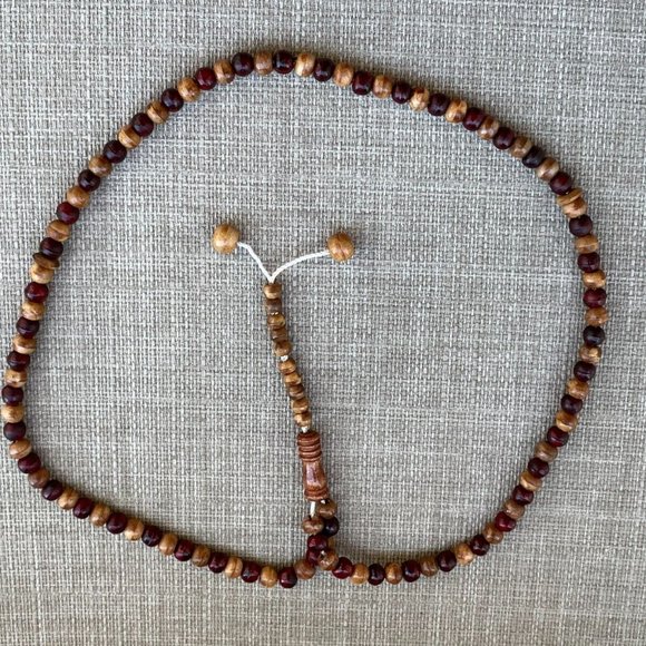 Handmade Tasbeeh Real Wood Beads Prayer Beads Religious Beads Islamic Tasbeh - Picture 6 of 9